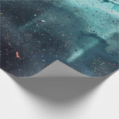 Waterdruppels op glas cadeaupapier (Hoek)