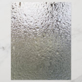 Waterdruppels op glas flyer (Voorkant)