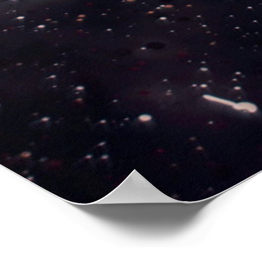 Waterdruppels op glas poster (Hoek)