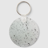 Waterdruppels op glas sleutelhanger (Voorkant)