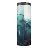 Waterdruppels op glas thermosbeker (Achterkant)