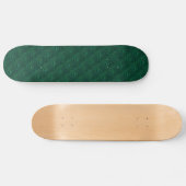 Waterdruppels op groen metaal skateboard (Horizontaal)