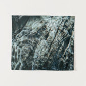 Waterdruppels op het waterlichaam wandkleed (Voorkant (horizontaal))