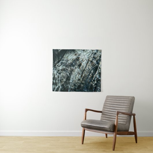 Waterdruppels op het waterlichaam wandkleed (In Situ (horizontaal))