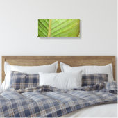 Waterdruppels op Leaf Photo Canvas Afdruk (Insitu (Slaapkamer))