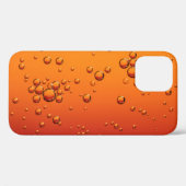 Waterdruppels op oranje oppervlak Case-Mate iPhone case (Achterkant (horizontaal))