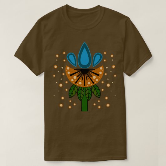 Waterdruppels op paardenbloem t-shirt (Design voorkant)