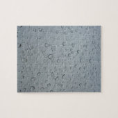 Waterdruppels op ramen, achtergrond met regenachte legpuzzel (Horizontaal)