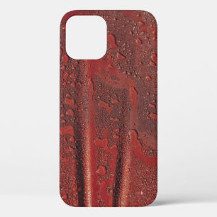 Waterdruppels op rode kap Case-Mate iPhone case