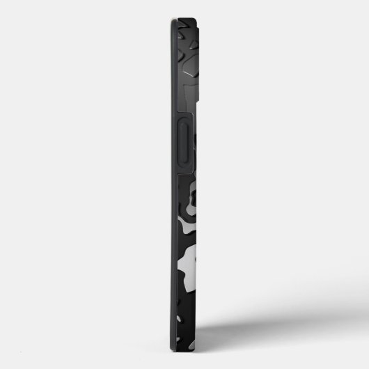 Waterdruppels op zwart glas Case-Mate iPhone case (Achterkant / Rechts)