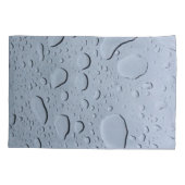 Waterdruppels Patronen Gray Grey Abstract Artsy Kussensloop (Achterkant)