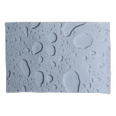 Waterdruppels Patronen Gray Grey Abstract Artsy Kussensloop (Voorkant)