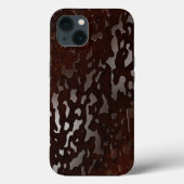 Waterdruppels: pompwater op houten graan Case-Mate iPhone case (Achterkant)