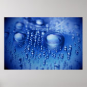 Waterdruppels Poster (Voorkant)