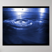 Waterdruppels Poster (Voorkant)