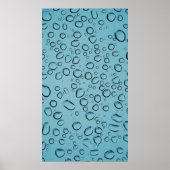 Waterdruppels Poster (Voorkant)