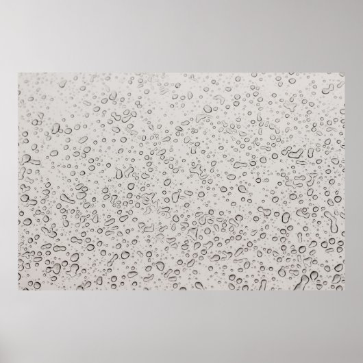 Waterdruppels Poster (Voorkant)