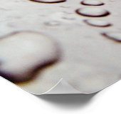 Waterdruppels Poster (Hoek)