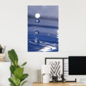 Waterdruppels Poster (Thuiskantoor)