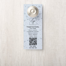 Waterdruppels Qr-code Drukwas