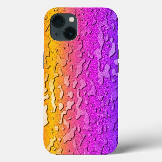 Waterdruppels: Regen en regenbogen Case-Mate iPhone Case (Achterkant)