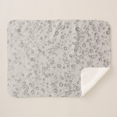 Waterdruppels Sherpa Deken (Voorkant (horizontaal))