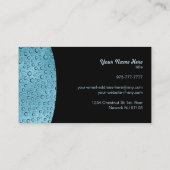 Waterdruppels Slogans Visitekaartjes (Achterkant)