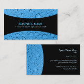 Waterdruppels Slogans Visitekaartjes (Voorkant / Achterkant)