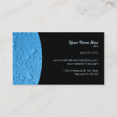 Waterdruppels Slogans Visitekaartjes (Achterkant)