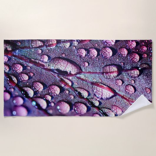 Waterdruppels Strandlaken (Voorkant)