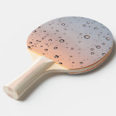 Waterdruppels Tafeltennisbatje (Voorkant Gekanteld)