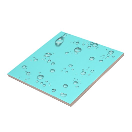 Waterdruppels Tegeltje (Zijkant)