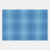 Waterdruppels tegen de blauwe lucht inpakpapier vel (Voorkant 3)