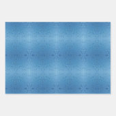 Waterdruppels tegen de blauwe lucht inpakpapier vel (Voorkant)