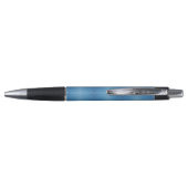 Waterdruppels tegen de blauwe lucht pen (Achterkant)