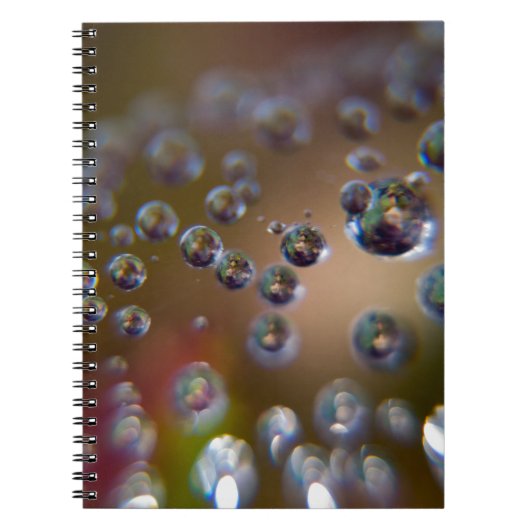 Waterdruppels-Water in beweging Notitieboek (Voorkant)