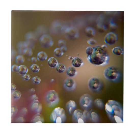 Waterdruppels-Water in beweging Tegeltje (Voorkant)