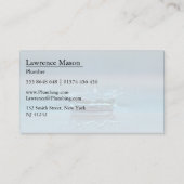 Waterdruppelspiegel - Plumber - Visitekaartje (Achterkant)