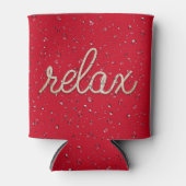 Waterdruppeltje met de Koelbox van de Tekst van de Blikjeskoeler (Voorkant)