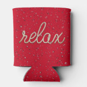 Waterdruppeltje met de Koelbox van de Tekst van de Blikjeskoeler (Achterkant)