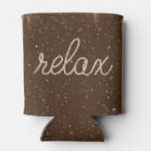 Waterdruppeltje met piek Tekst verwijderen Blikjeskoeler (Achterkant)