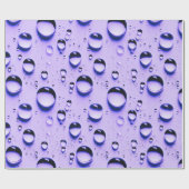 waterdruppeltjes cadeaupapier (Vlak)