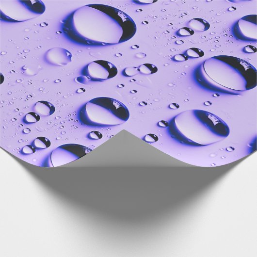 waterdruppeltjes cadeaupapier (Hoek)