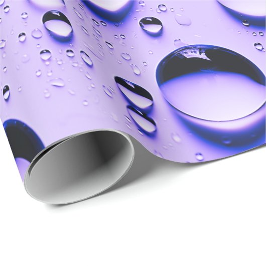 waterdruppeltjes cadeaupapier (Rol Hoek)