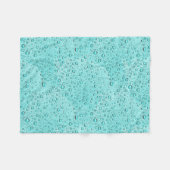 Waterdruppeltjes voor waterhuisdieren fleece deken (Voorkant (Horizontaal))