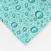 Waterdruppeltjes voor waterhuisdieren fleece deken (Hoek)