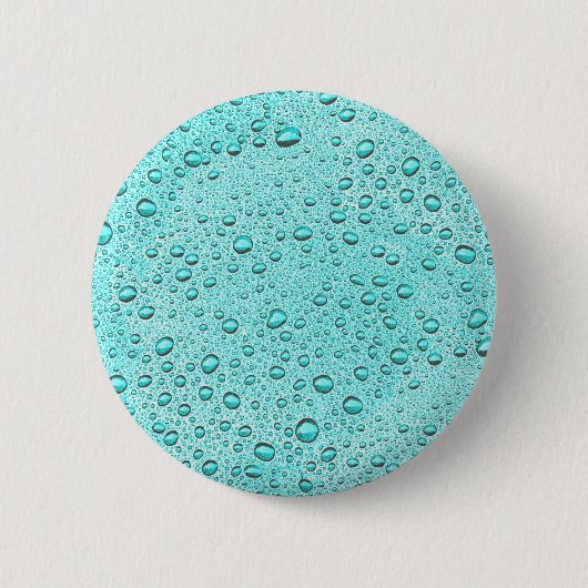 Waterdruppeltjes voor waterhuisdieren ronde button 5,7 cm (Voorkant)