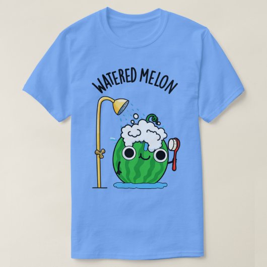 Watered Melon Funny Watermeloen Pun 1 T-shirt (Design voorkant)