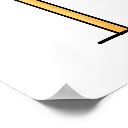 Watered Melon Funny Watermeloen Pun Poster (Hoek)