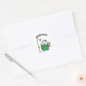 Watered Melon Funny Watermeloen Pun Ronde Sticker (Envelop)